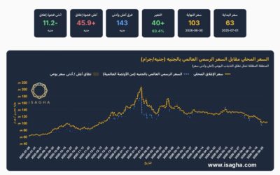 أسعار الفضة في عام