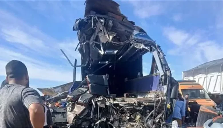 حادث طريق أسيوط الغربي