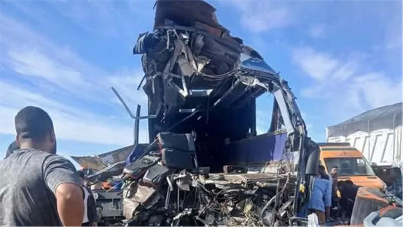 حادث طريق أسيوط الغربي