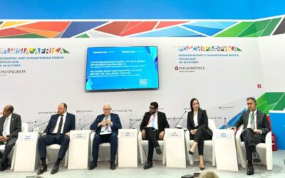 الدكتور شريف فاروق، وزير التموين والتجارة الداخلية، في جلسة «التحالف الزراعي الصناعي بين روسيا وأفريقيا: مواجهة التحديات معًا»