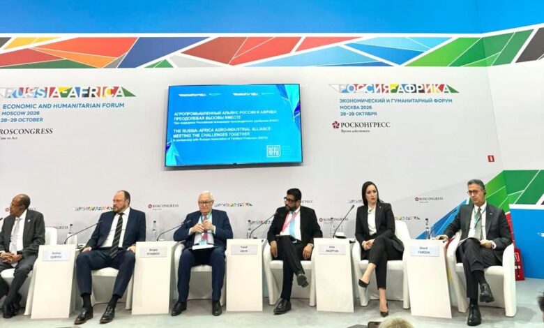 الدكتور شريف فاروق، وزير التموين والتجارة الداخلية، في جلسة «التحالف الزراعي الصناعي بين روسيا وأفريقيا: مواجهة التحديات معًا»